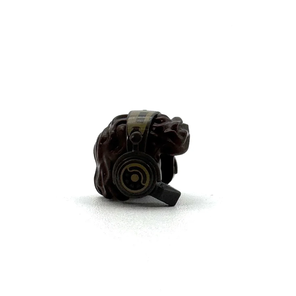 LEGO Dark Brown Minifigure Hair Tousled with Headset Microphone 37029 37197